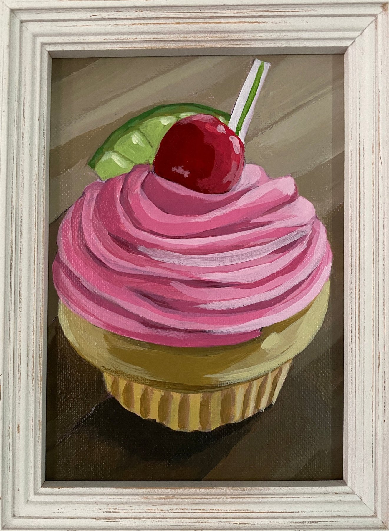 Cherry Lime Cupcake